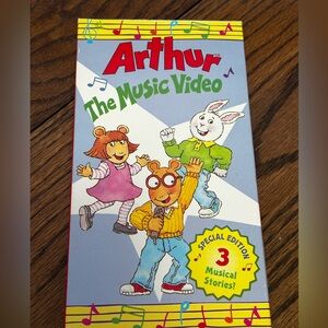 Arthur: The Music Video — Blue Kids' DVD Case